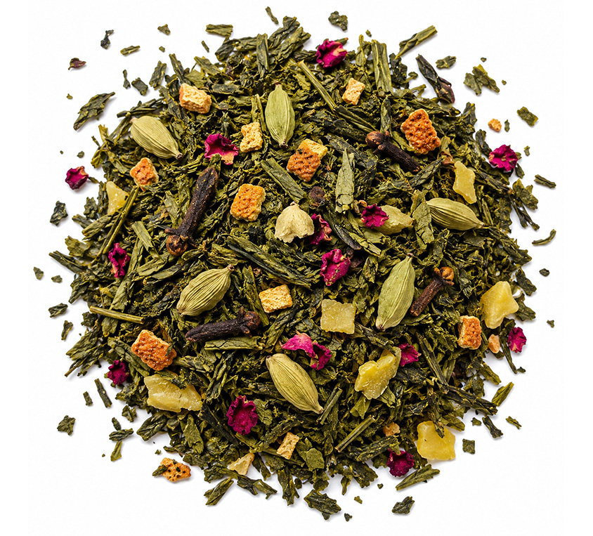Green Xmas Leo Tea – świąteczna zielona herbata z cytrusami i przyprawami